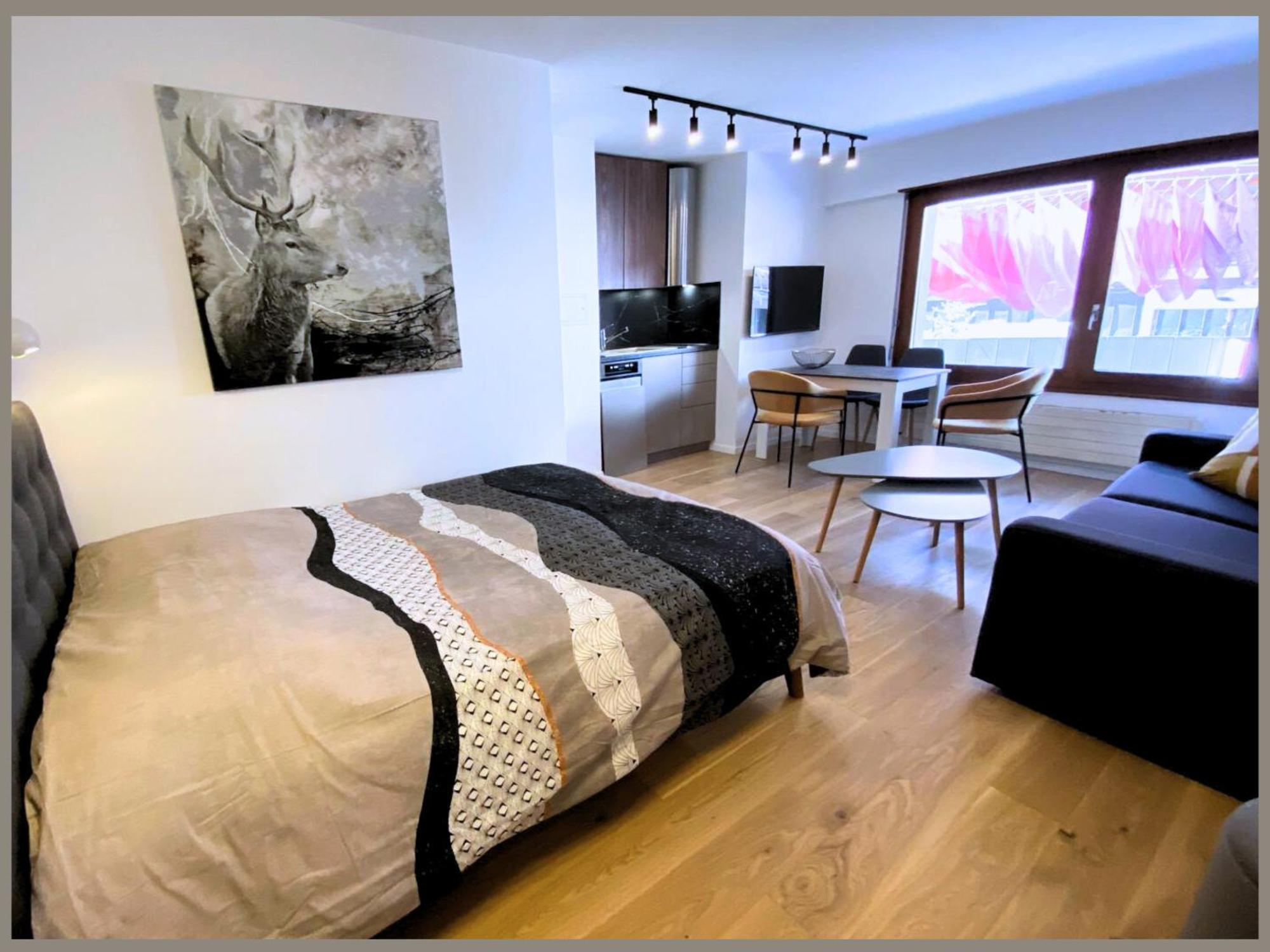 Ferienwohnung La Perle Montana Crans-Montana Exterior foto